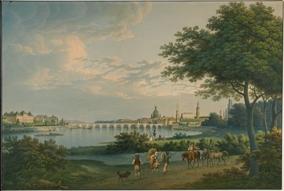 View of Dresden by Christian Gottlieb Hammer