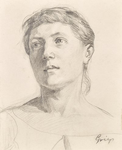 Girl Portrait by Christian Griepenkerl