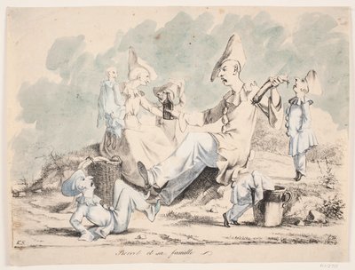 Pierrot and His Family by Christian Holm