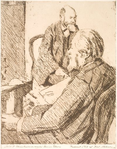 Paul S. Christiansen Painting Stevns by Christian Juel Madsen