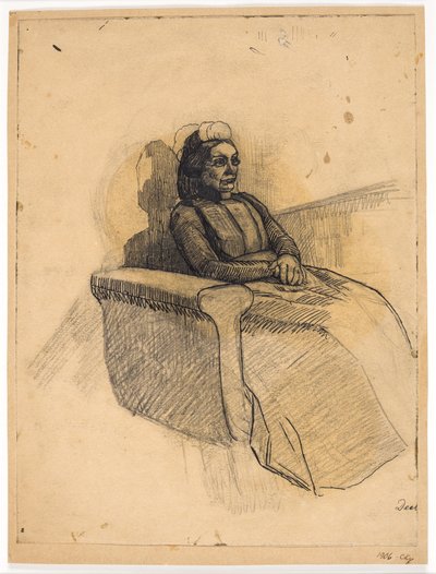Lady on a Sofa by Christian Kongstad Petersen