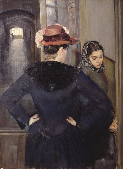 A Meeting (Albertine) by Christian Krohg
