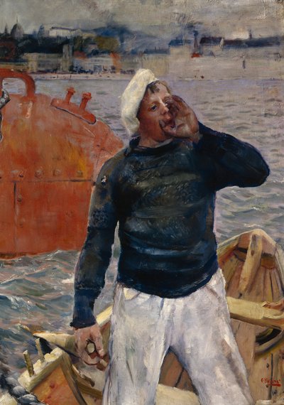 Haul In by Christian Krohg