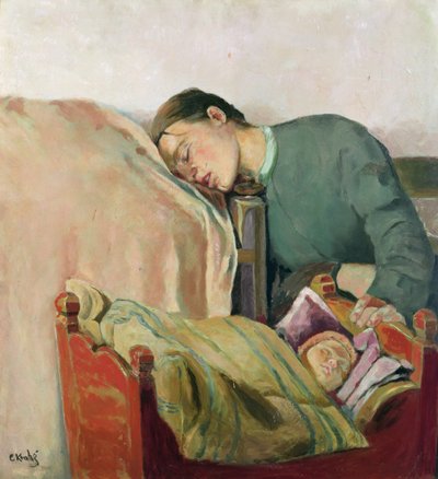 Mother and Child by Christian Krohg