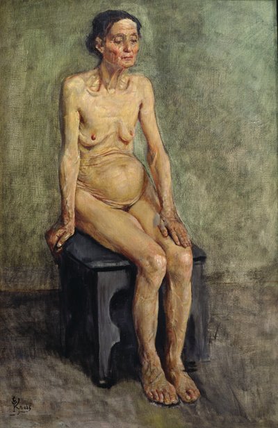 Old Wife by Christian Krohg