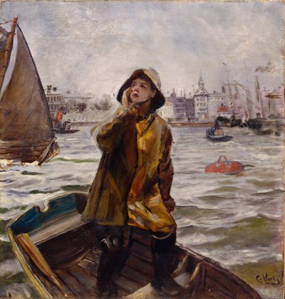 Pilot Boy At Bergens Bay by Christian Krohg
