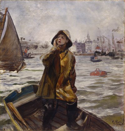 Pilot Boy, Bergens Bay by Christian Krohg