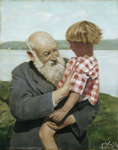 Self-portrait by Christian Krohg