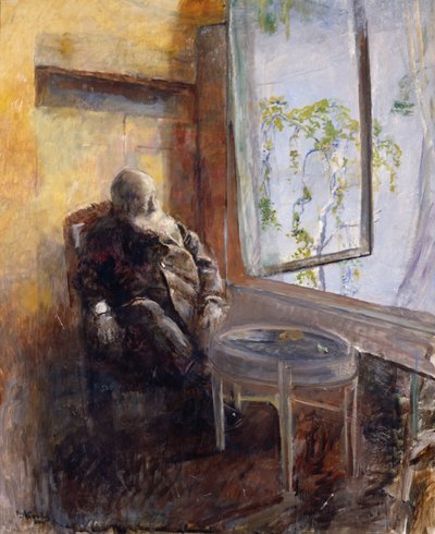 Self-Portrait by the Window by Christian Krohg