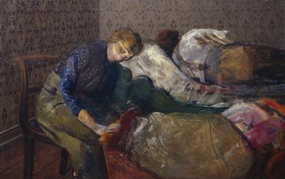 Sleeping Fisherman, Skagen by Christian Krohg