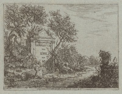 Landscapes and Heads by Christian Ludwig von Hagedorn