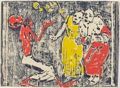 Death as Juggler, 1918-1919 by Christian Rohlfs