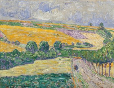 Landscape near Oberweimar. 1904 by Christian Rohlfs