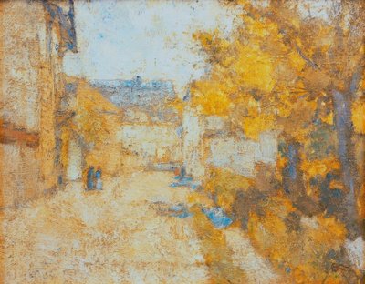 Street in Weimar (Alley in Ehringsdorf) by Christian Rohlfs