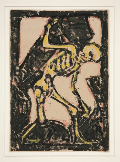 Death with Coffin by Christian Rohlfs