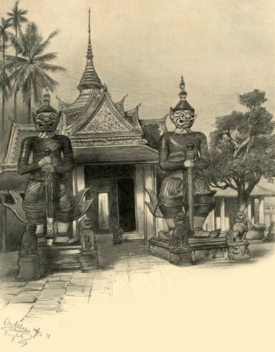 Bangkok, Siam, 1898 by Christian Wilhelm Allers