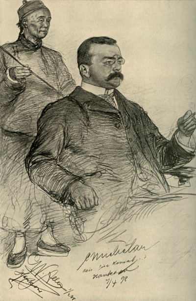 European Man, Hankow, China by Christian Wilhelm Allers