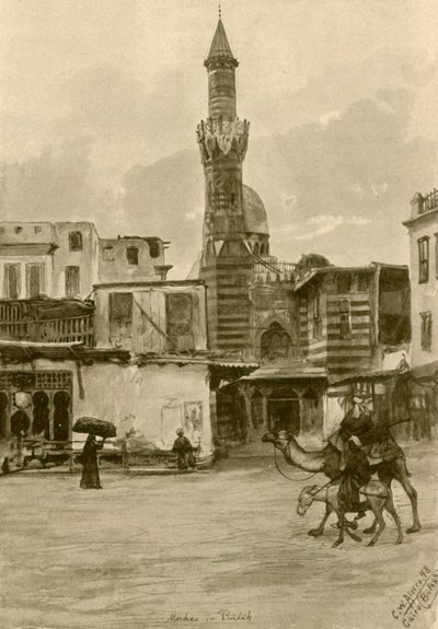 Mosque, Boulaq, Cairo, Egypt by Christian Wilhelm Allers