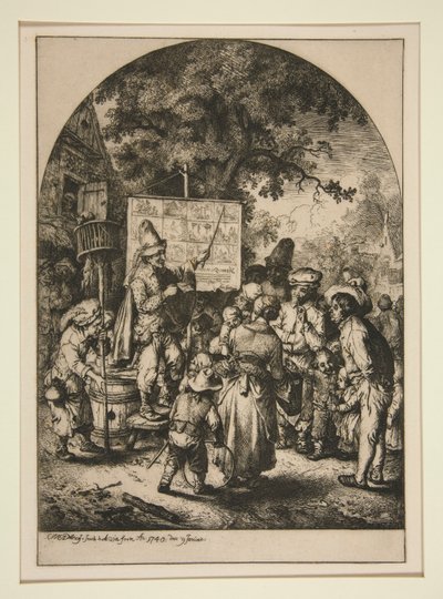 The Mountebank by Christian Wilhelm Ernst Dietrich