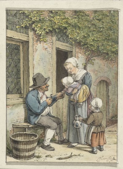 Peasant Chat by Christina Chalon