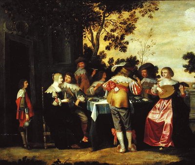 The Game by Christoffel Jacobsz van der Lamen