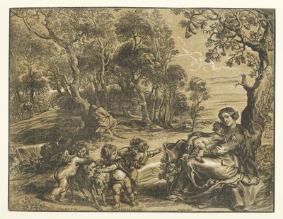 Rest on the Flight into Egypt by Christoffel Jegher