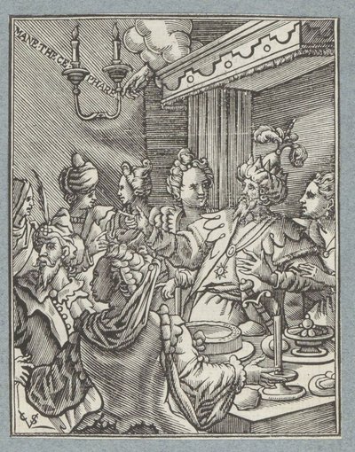 Feast of Belshazzar by Christoffel van Sichem (II)