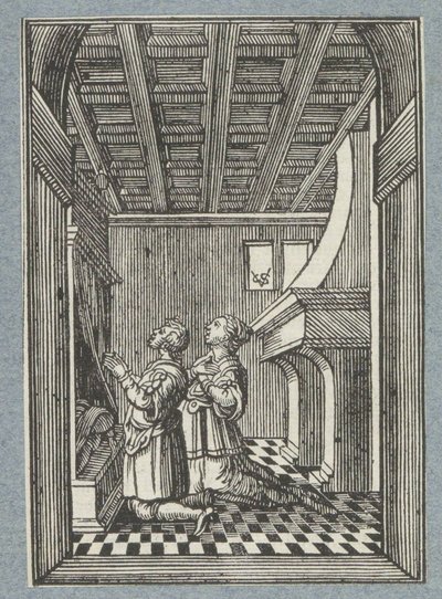 Wedding Night of Tobias and Sara by Christoffel van Sichem (II)