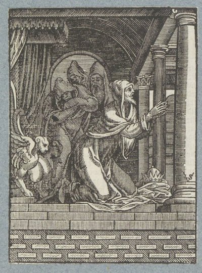 King of Nineveh Repenting by Christoffel van Sichem (II)