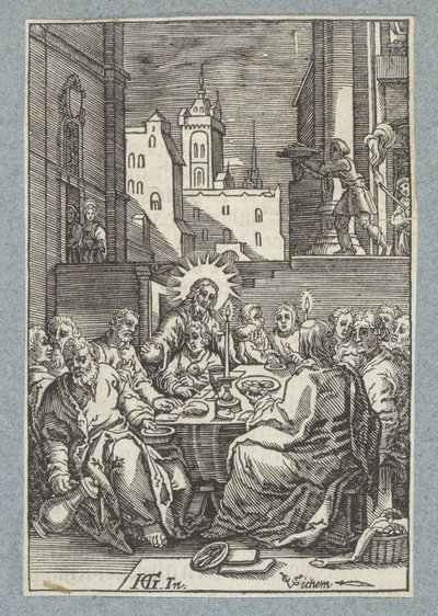 The Last Supper by Christoffel van Sichem (II)