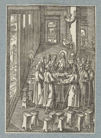 Passover Meal by Christoffel van Sichem (II)