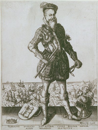 Robert Dudley by Christoffel van the Elder Sichem
