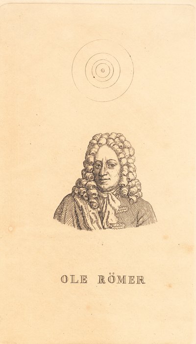 Ole Rømer by Christoffer Wilhelm Eckersberg