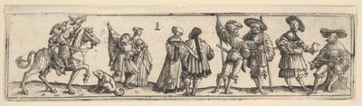 Lansquenets and Ladies, 1531 by Christoph Bockstorffer
