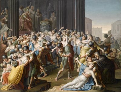 The Rape of the Sabines by Christoph Fesel