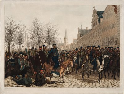 Cossacks in Hamburg, 18 March 1813, 1813 by Christoph Suhr