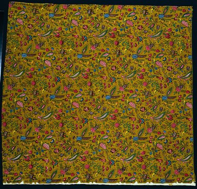 Strip of Woodblock Printed Cotton by Christophe Philippe Oberkampf