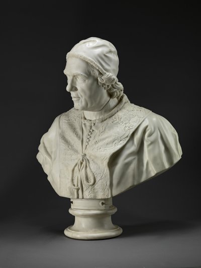Pope Clement XIV (c.1772-76) by Christopher (attr.to) Hewetson