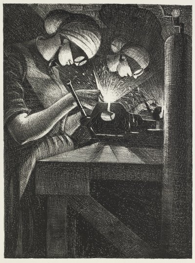 Acetylene Welders by Christopher Richard Wynne Nevinson