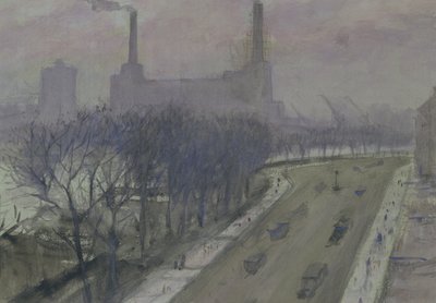 Battersea Power Station by Christopher Richard Wynne Nevinson