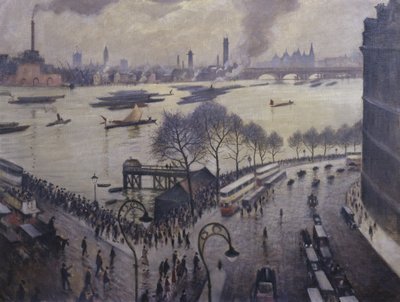 Blackfriars Bridge, London by Christopher Richard Wynne Nevinson