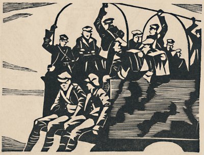 Lorry-Jumpers, 1919 by Christopher Richard Wynne Nevinson