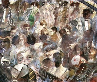 Nightclub, c.1928 by Christopher Richard Wynne Nevinson