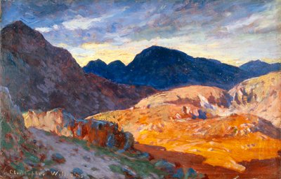 Sunset in the Welsh Hills by Christopher Williams
