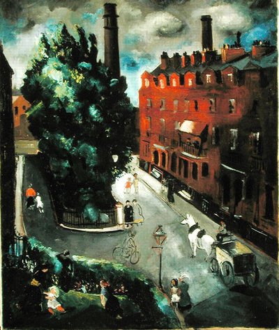 A Chelsea Square by Christopher Wood