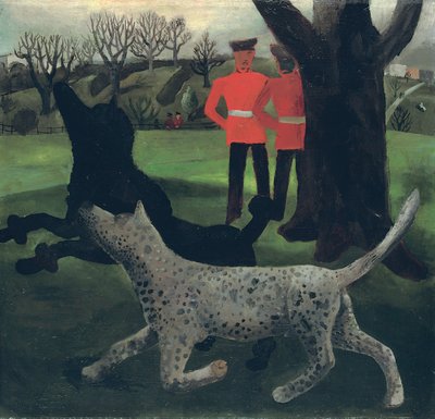 Dogs at Play by Christopher Wood