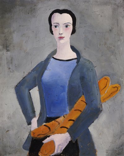 Girl with Bread by Christopher Wood