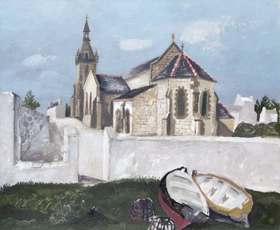 Treboul Church, Brittany by Christopher Wood