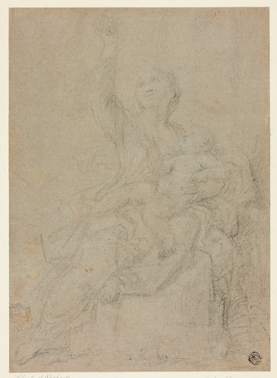 Seated Madonna and Child by Ciro Ferri