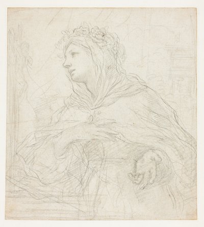Study of Santa Rosalia of Palermo by Ciro Ferri